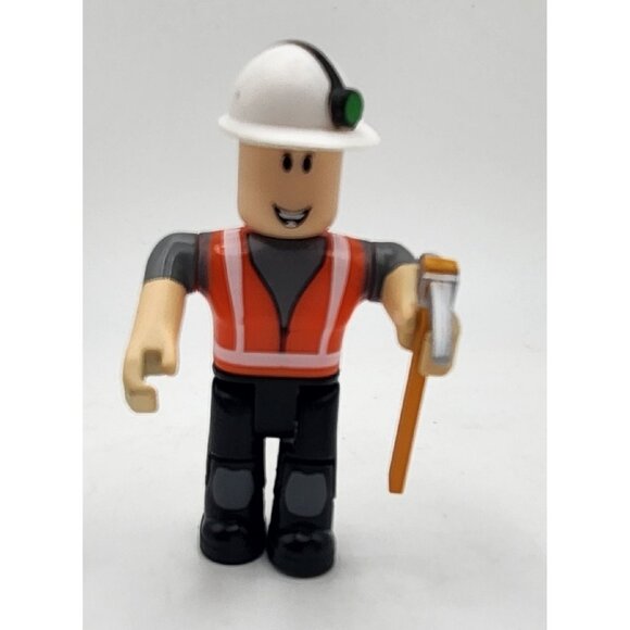 Roblox Classics Series 6 Mining Simulator Miner‎ Mike Loose Figure No Code - Picture 1 of 3